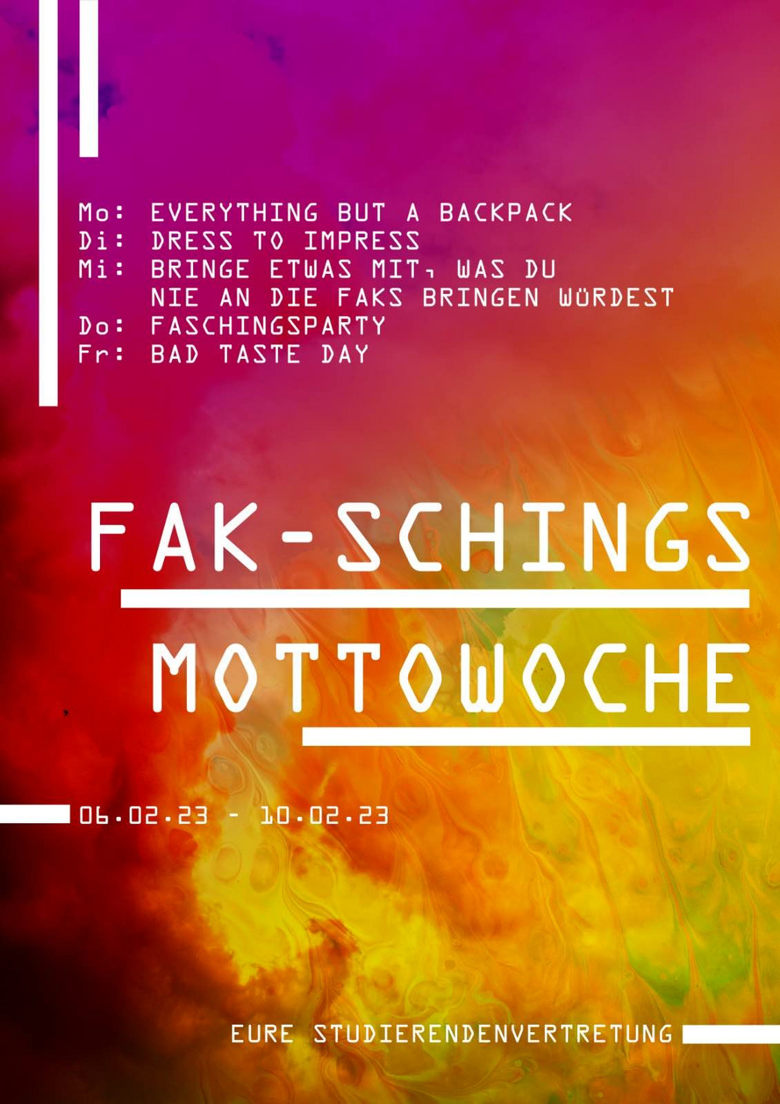 Fak-schings Mottowoche