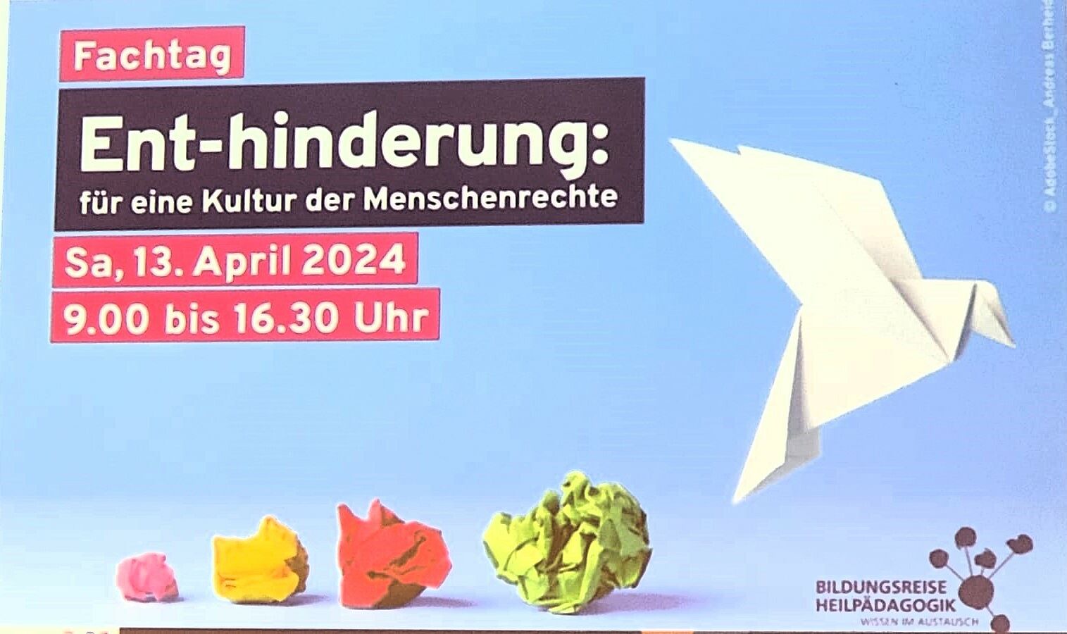 „Ent-hinderung: für eine Kultur der Menschenrechte“ in München