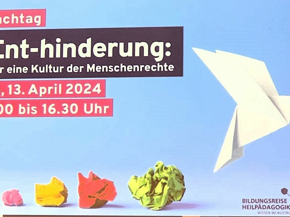 „Ent-hinderung: für eine Kultur der Menschenrechte“ in München